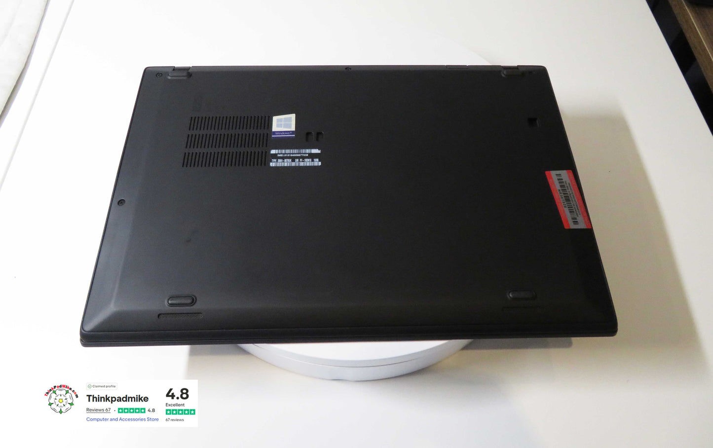 Lenovo ThinkPad x1 Carbon 6th Gen i7 8550U 1.8Ghz 16GB RAM 512GB SSD IPS WQHD Screen B\LKB (1203)