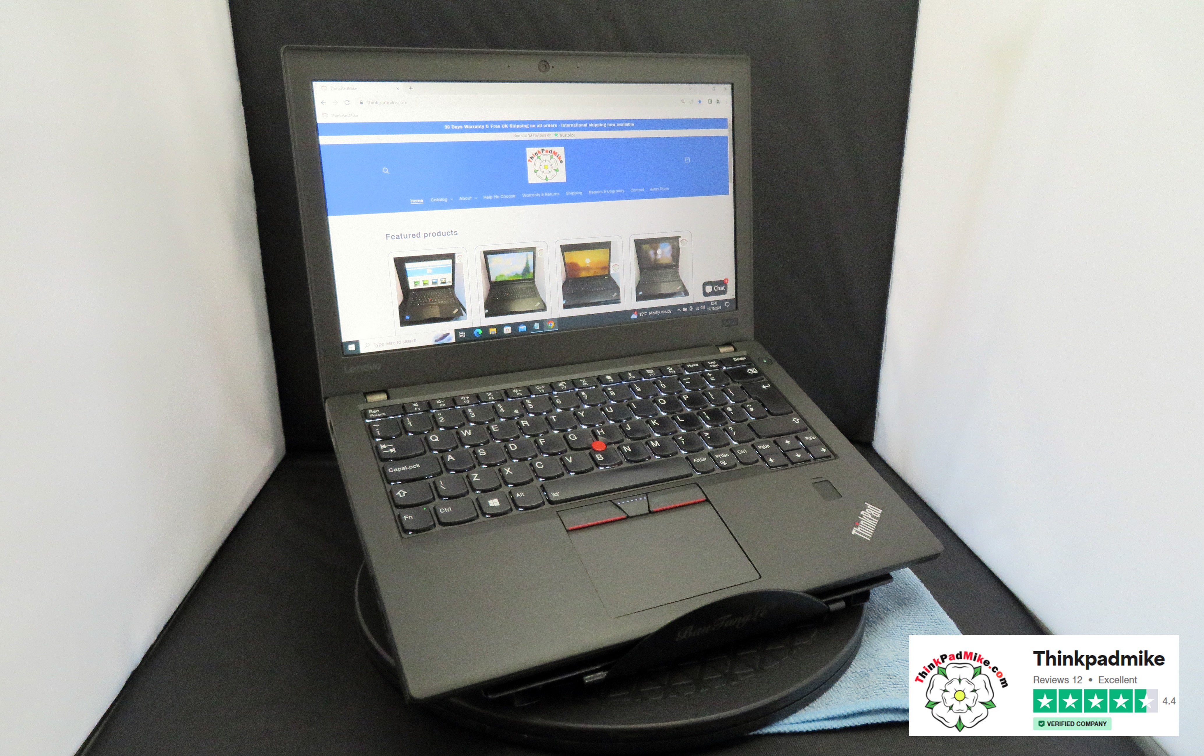 Lenovo ThinkPad x270 i5 6300U 2.4Ghz 16GB RAM 256GB SSD IPS Screen