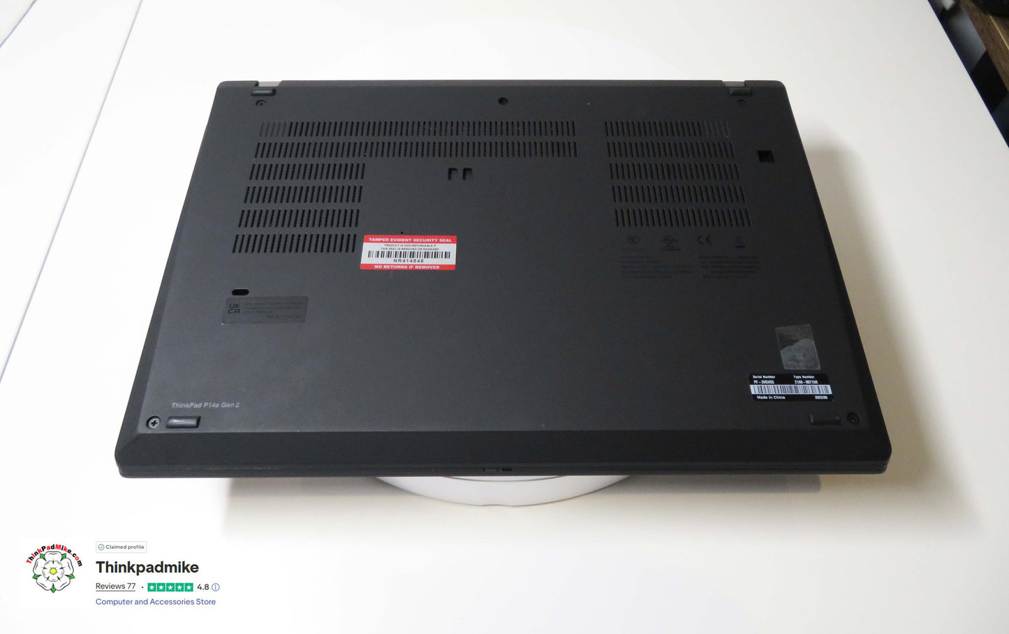 Lenovo ThinkPad P14s AMD Ryzen 7 Pro 8 Core 32GB RAM 512GB SSD IPS Screen (1289)