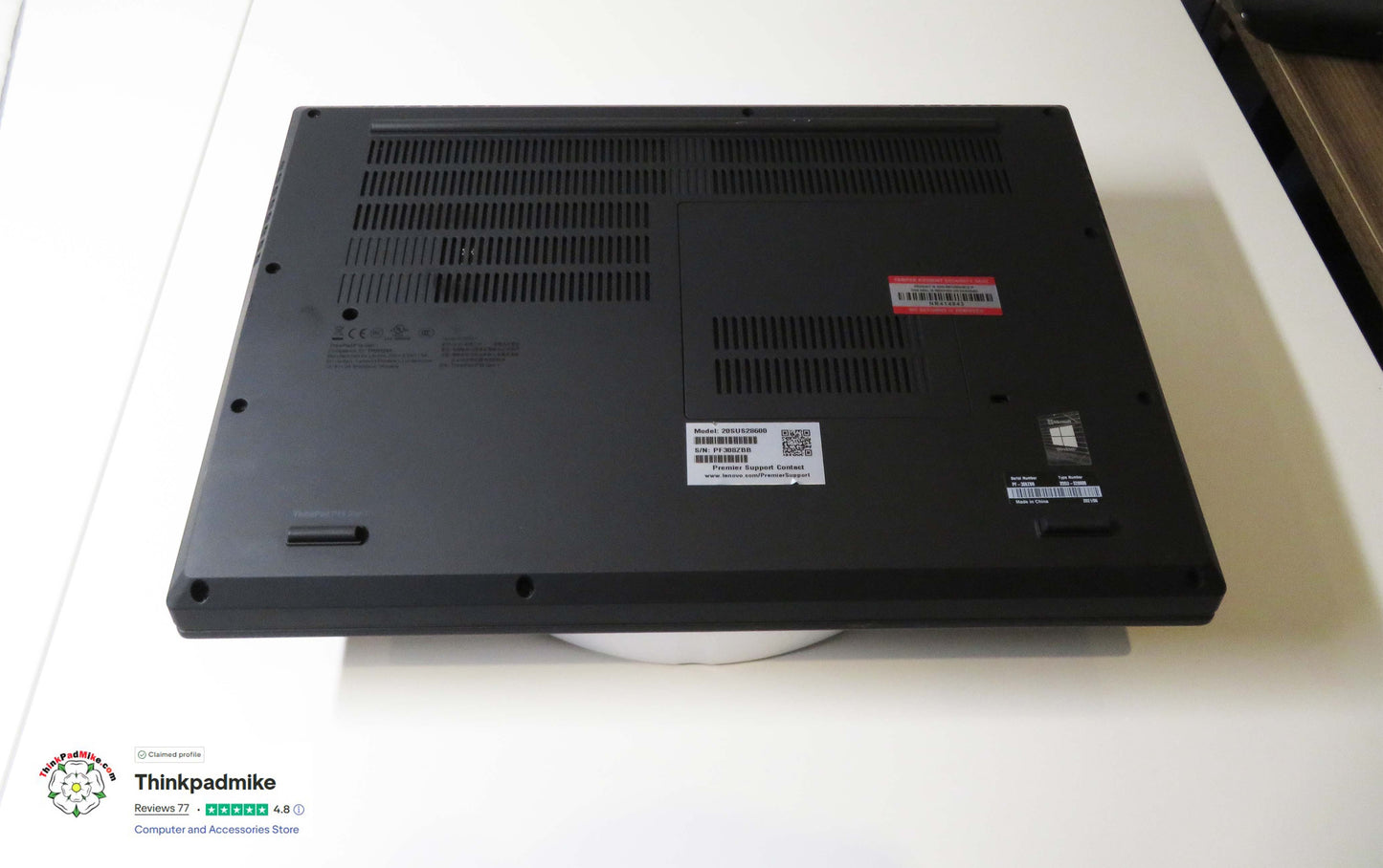 Lenovo ThinkPad P15 i7 10850H *6 CORE* 40GB RAM 512GB SSD IPS NVIDIA T2000 (1285)