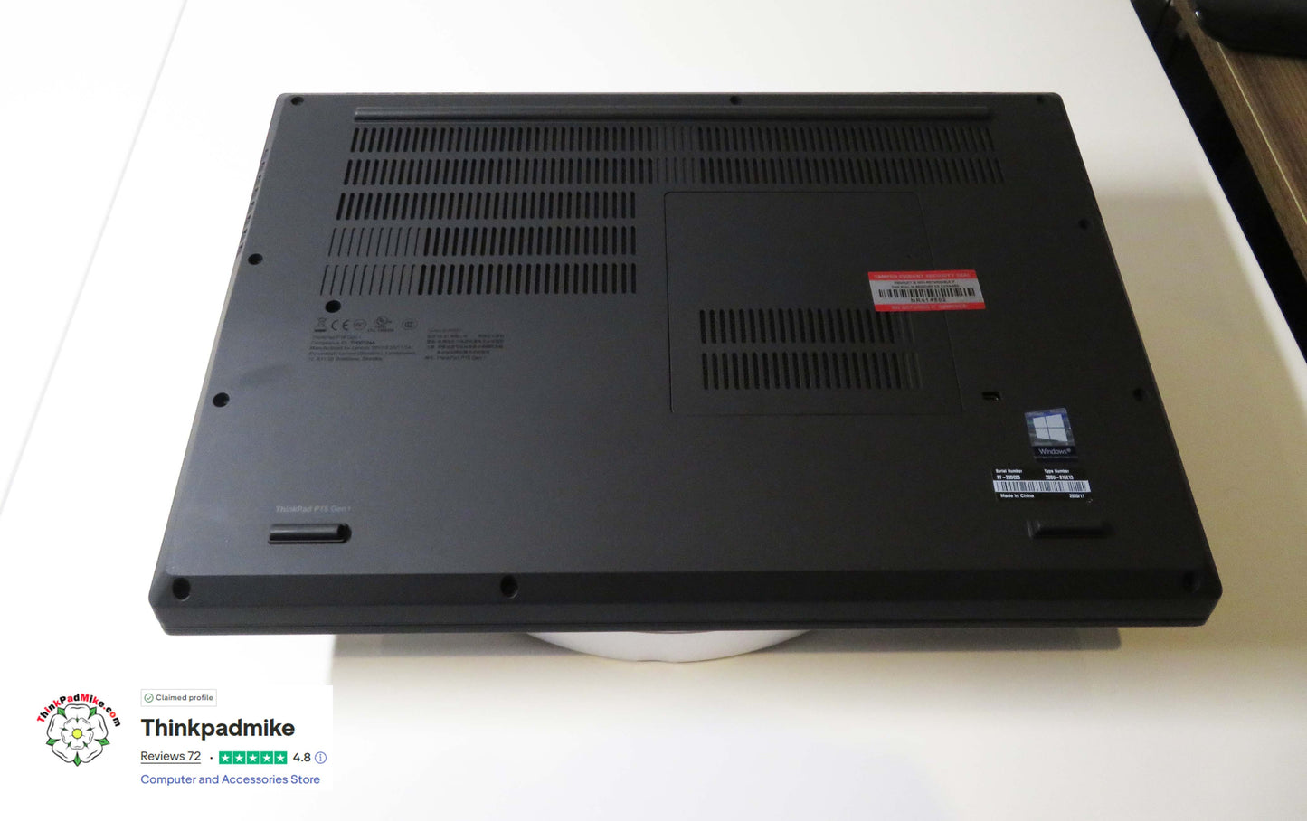 Lenovo ThinkPad P15 i7 6 CORE 10850H 2.7Ghz 32GB RAM 512GB IPS NVIDIA RTX 3000 (1258)