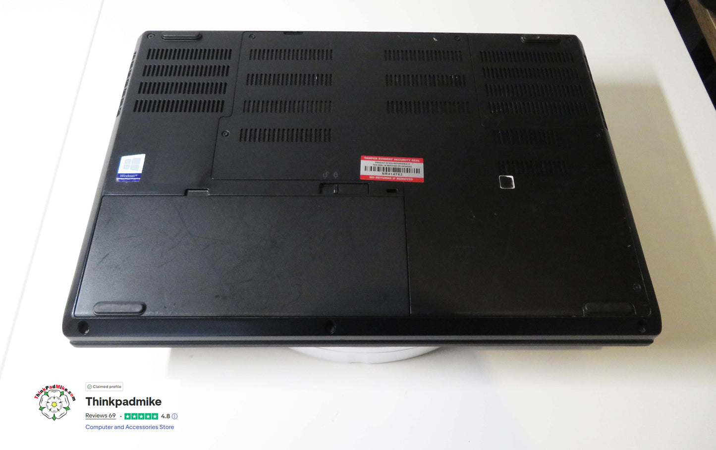 Lenovo ThinkPad P52 i7 *6 CORE* 8850H 2.6Ghz 40GB RAM 512GB IPS B\L KB NVIDIA P2000 (1238)