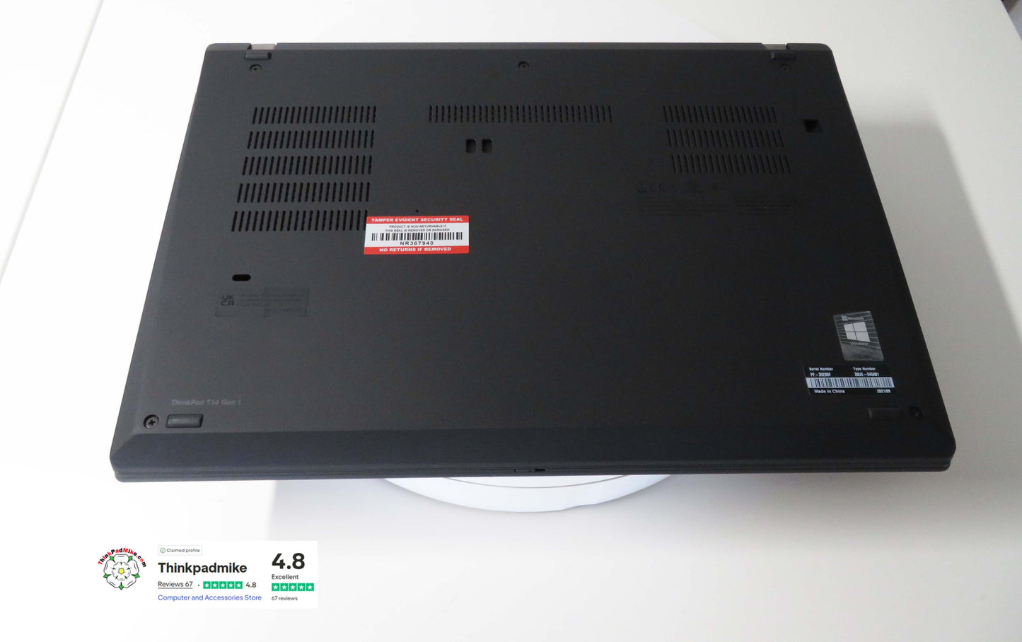 Lenovo ThinkPad T14 AMD Ryzen 7 Pro 8 CORE 32GB RAM 512GB SSD IPS FHD SCREEN B\LKB (1229)