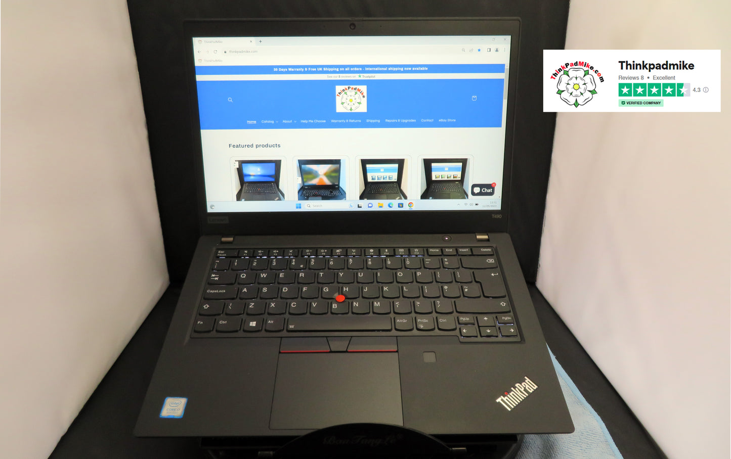 Lenovo ThinkPad T490 i7 1.8Ghz 8565U *40GB RAM* 512GB SSD IPS Screen Backlit Keyboard (738)