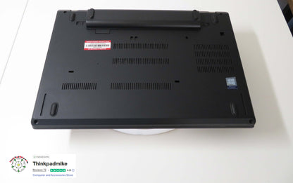 ThinkPad T480 bottom case showing service panels