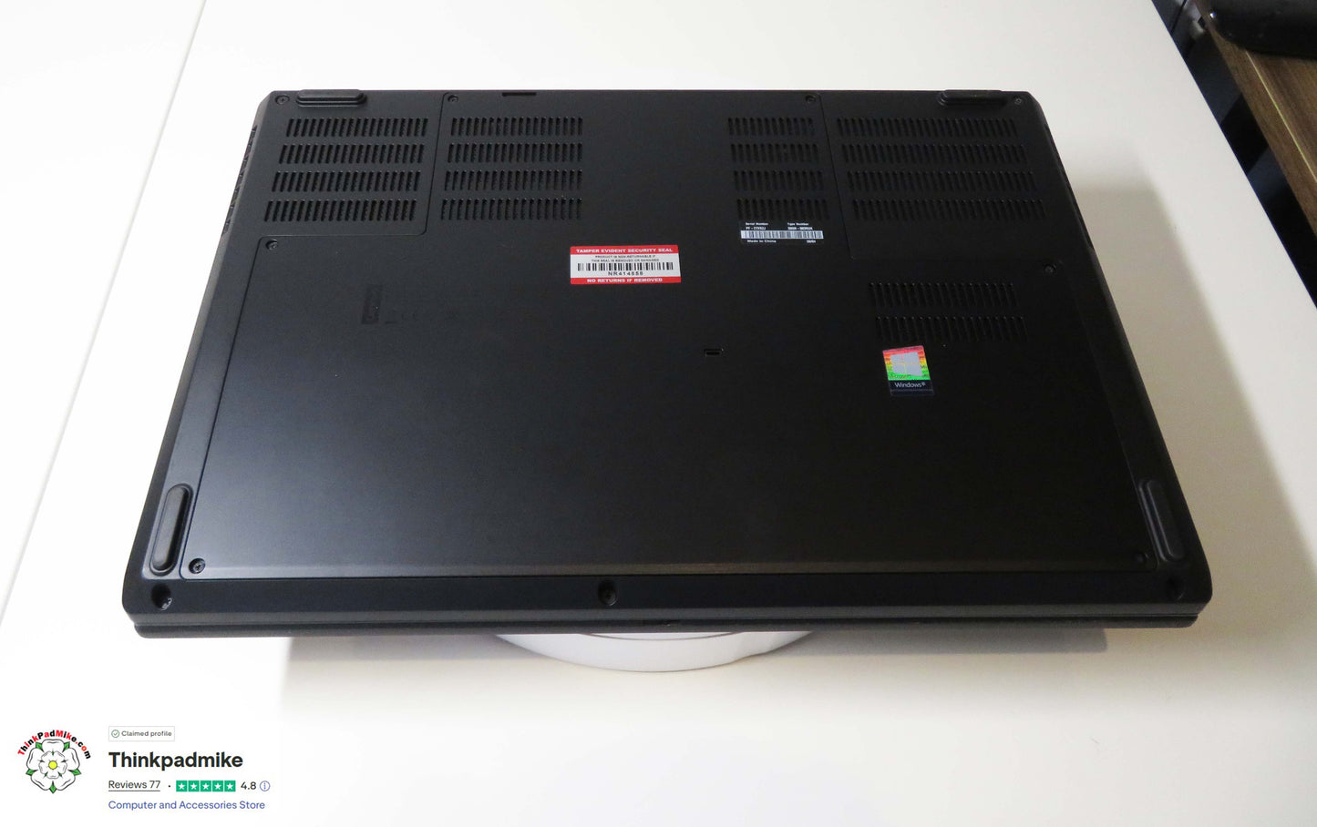 Lenovo ThinkPad P53 i7 *6 CORE* 9750H 2.6Ghz 32GB RAM 512GB SSD IPS B\L KB NVIDIA T1000 (1299)