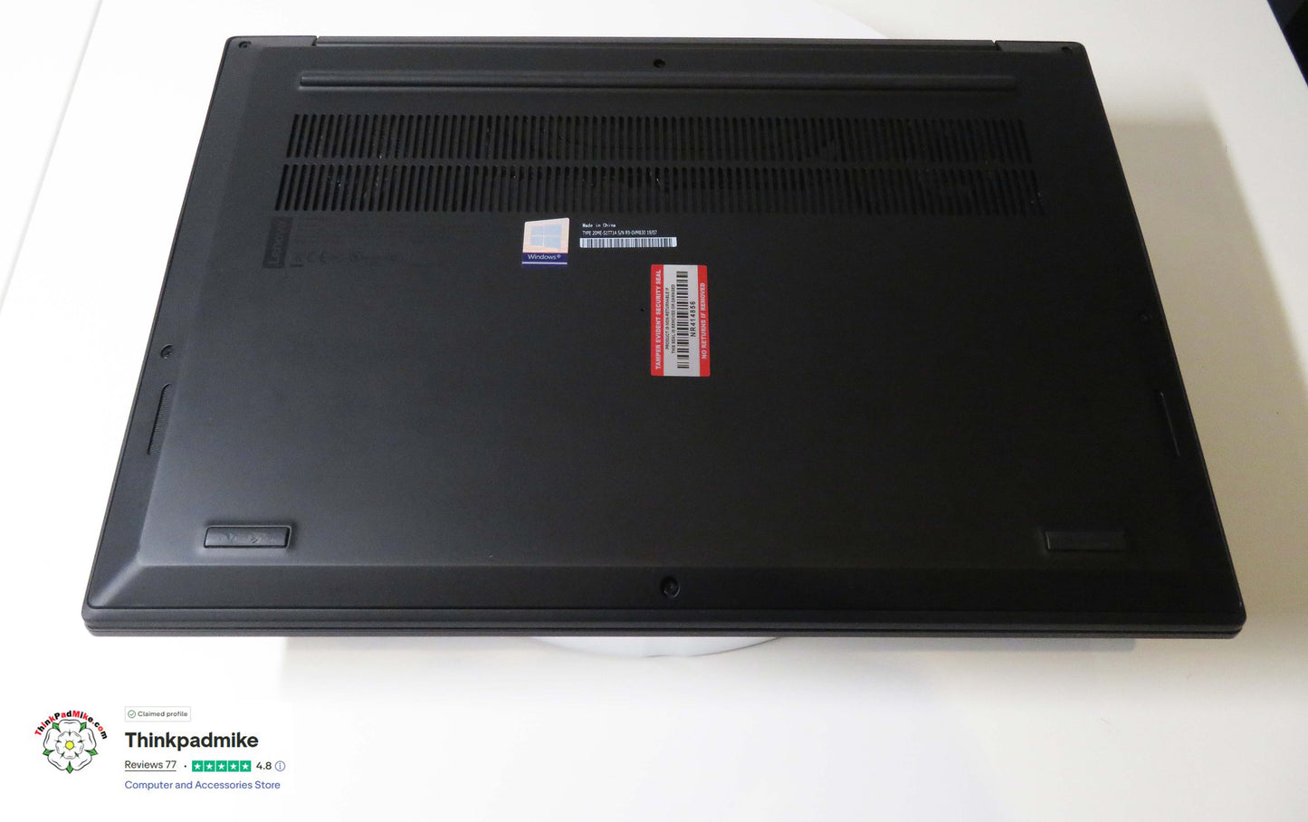 Lenovo ThinkPad P1  i7 *6 CORE* 8750H 2.2Ghz 32GB RAM 512GB SSD IPS B\L KB NVIDIA P1000 (1296)