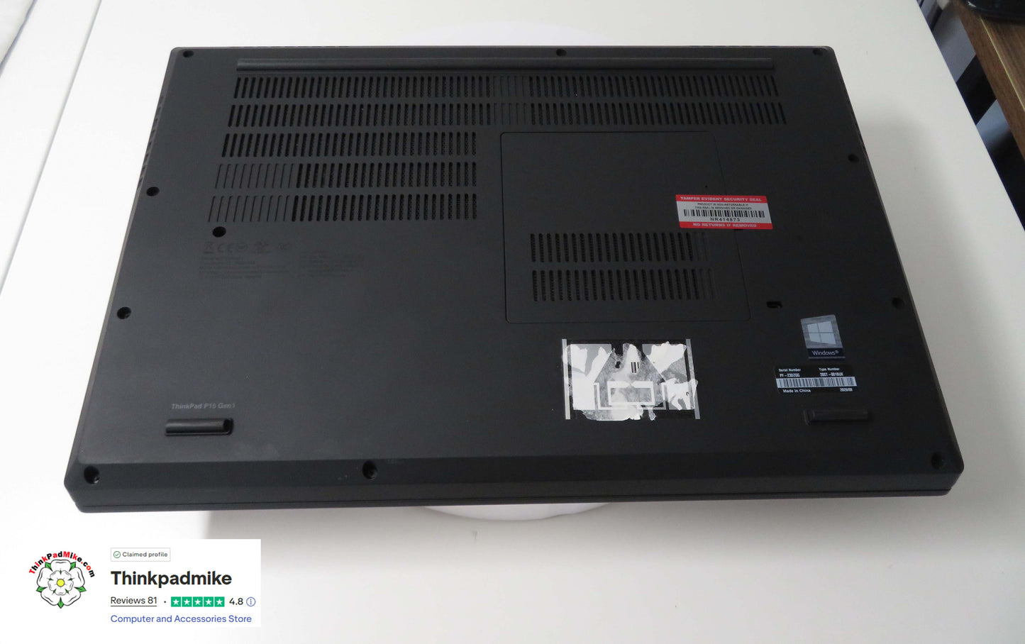 Lenovo ThinkPad P15 i7 10750H *HEX CORE* 32GB RAM 512GB SSD IPS NVIDIA T1000 (1311)