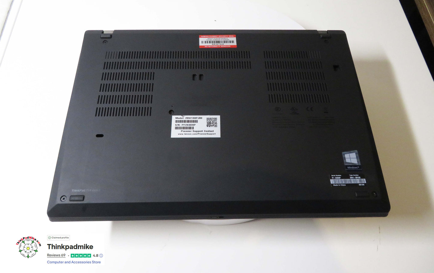 Lenovo ThinkPad T14 i5 1135G7 16GB RAM 256GB SSD IPS FHD SCREEN B\LKB (1235)