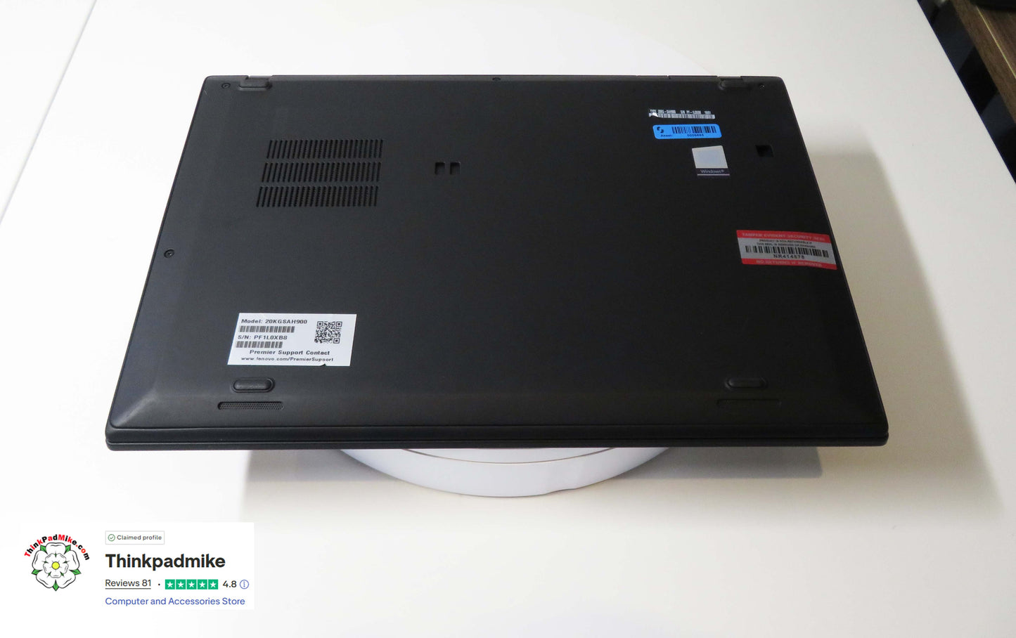Lenovo ThinkPad x1 Carbon 6th Gen i7 8650U 1.9Ghz 16GB RAM 256GB SSD IPS Screen B\LKB (1315)
