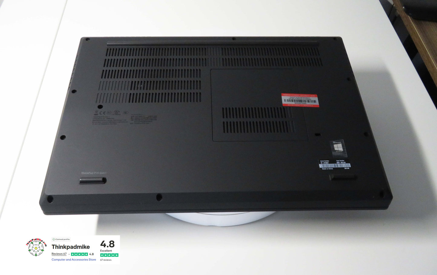 Lenovo ThinkPad P15 i7 10850H *6 CORE* 64GB RAM 512GB SSD IPS NVIDIA T2000 WIN11 (1210)