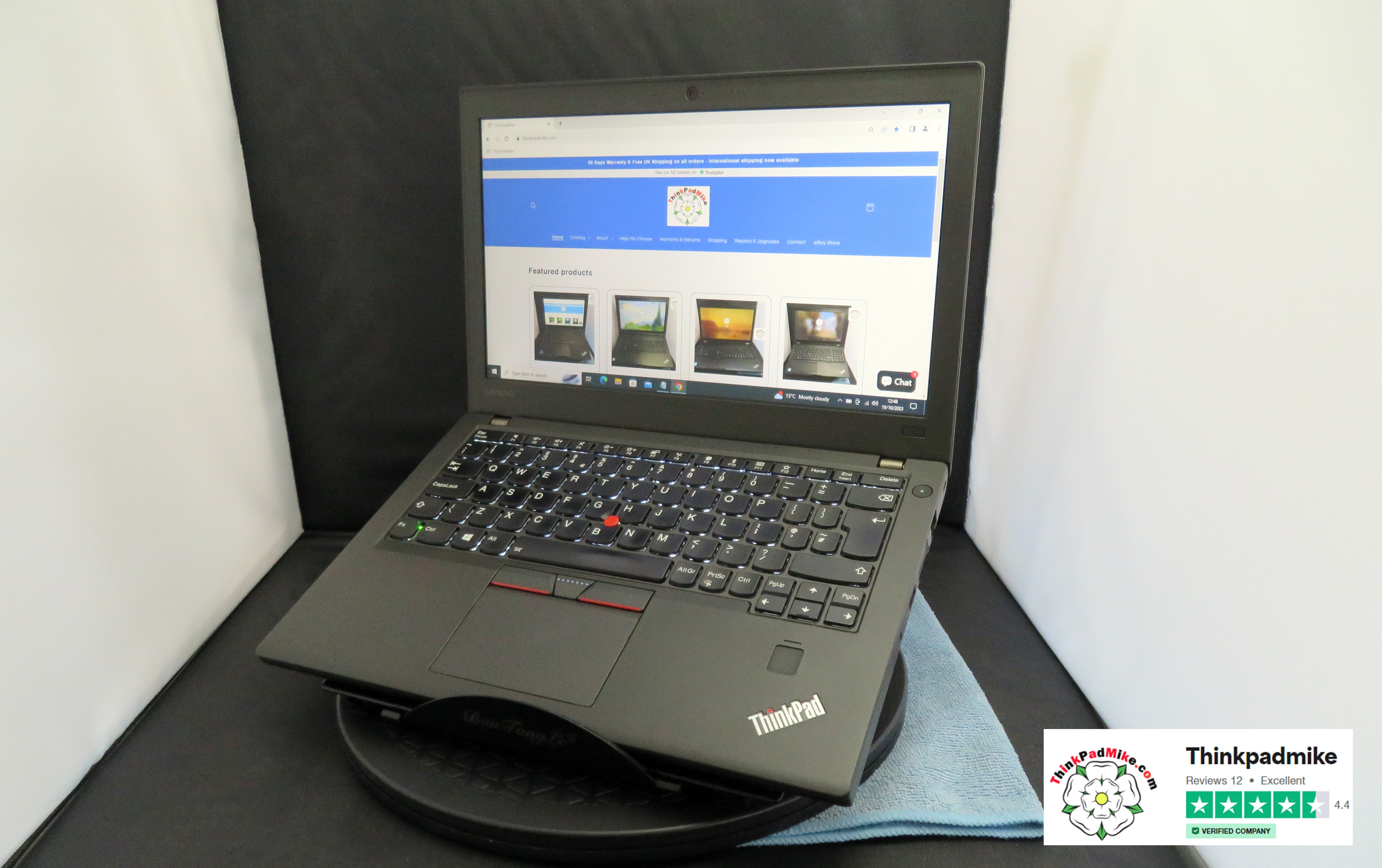 Lenovo ThinkPad x270 i5 6300U 2.4Ghz 16GB RAM 256GB SSD IPS FHD B 