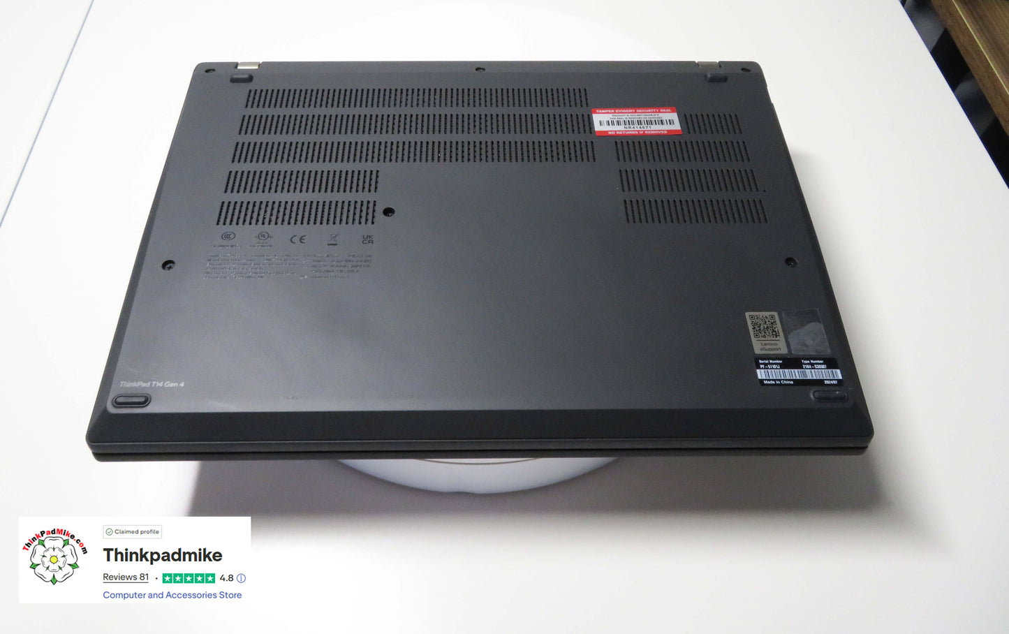 Lenovo ThinkPad T14 AMD Ryzen 7 Pro 8 CORE 32GB RAM 256GB SSD IPS WUXGA SCREEN B\LKB (1310)