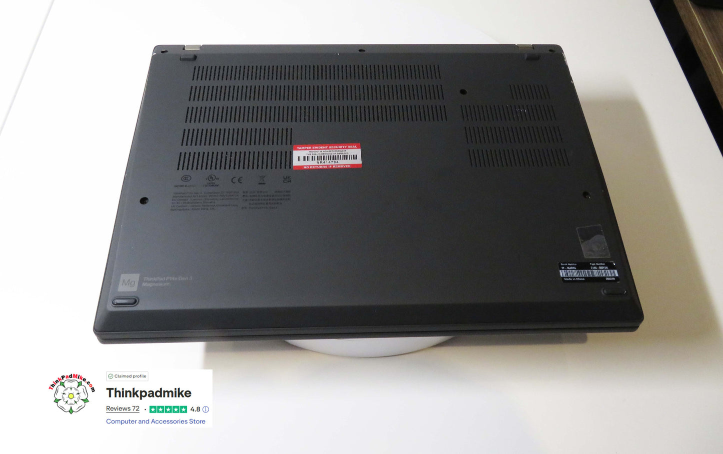 Lenovo ThinkPad P14s i7 1270P **12 Core** 32GB RAM 512GB SSD IPS WUXGA NVIDIA T550 WIN11 (1251)