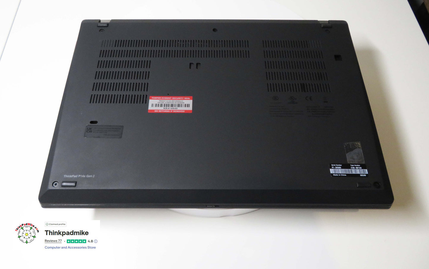 Lenovo ThinkPad P14s AMD Ryzen 7 Pro 8 Core 32GB RAM 512GB SSD IPS Screen (1290)