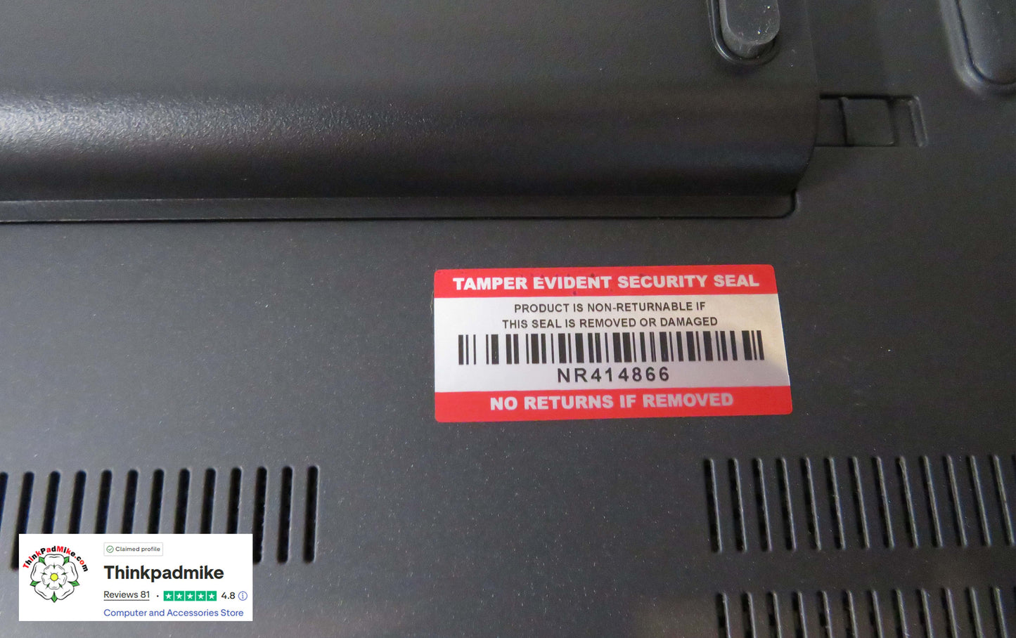 Lenovo ThinkPad T480 i7 8550U 32GB RAM 256GB SSD IPS SCREEN (1293)