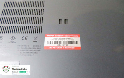 Lenovo ThinkPad x13 Gen 2 i5 1135G7 8GB RAM 256GB SSD WUXGA IPS SCREEN B\LKB (1242)
