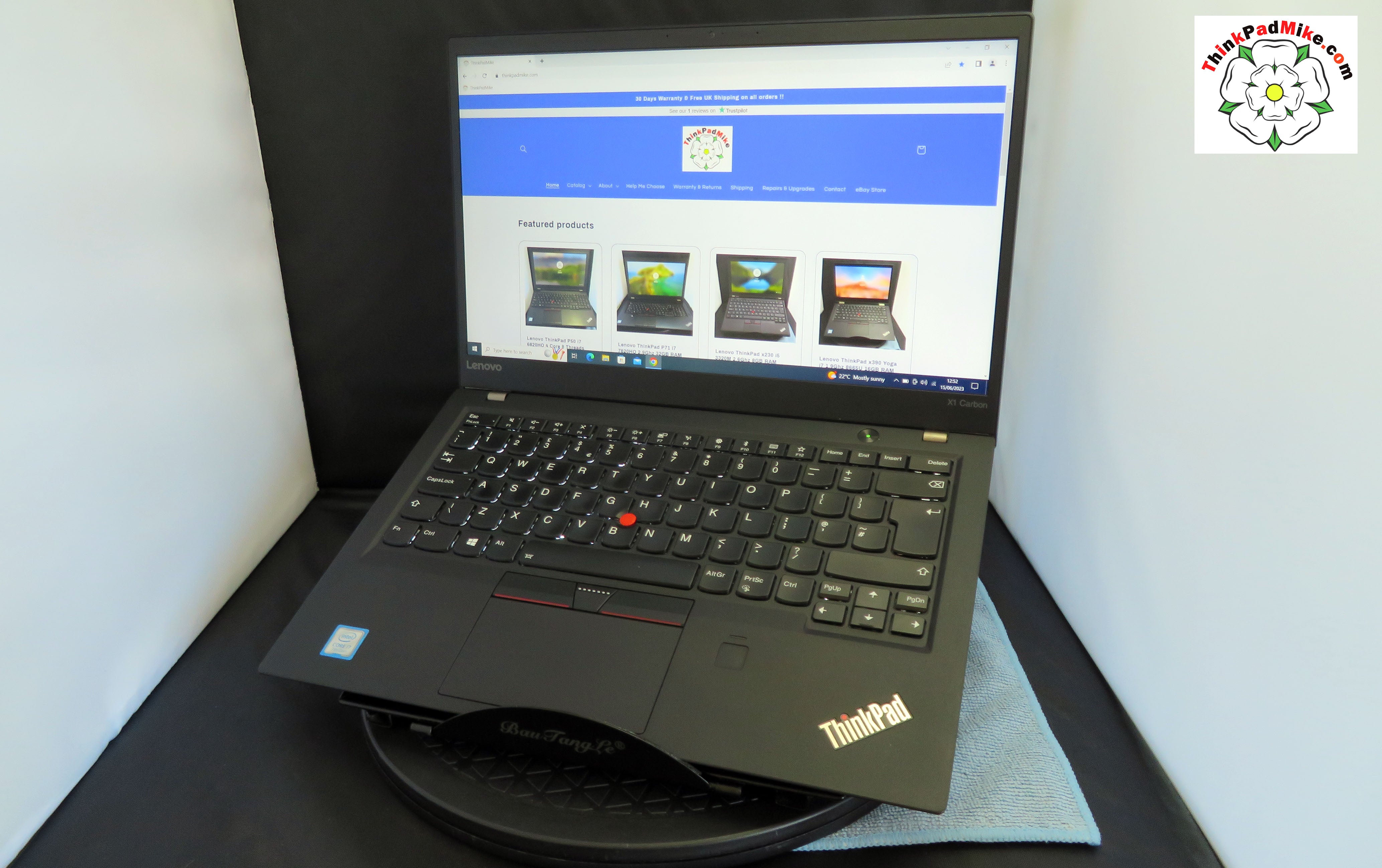 Lenovo ThinkPad x1 Carbon 5th Gen i7 7500U 2.7Ghz 8GB RAM 256GB