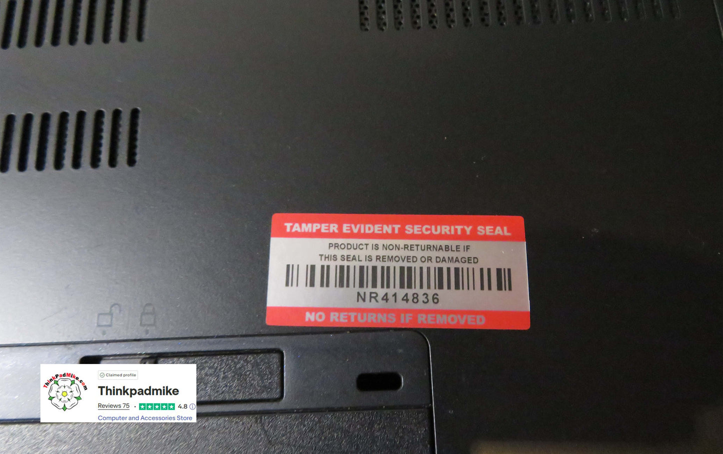 Lenovo ThinkPad P52 i7 *6 CORE* 8750H 2.2Ghz 40GB RAM 256GB SSD IPS B\L KB NVIDIA P1000 (1278)