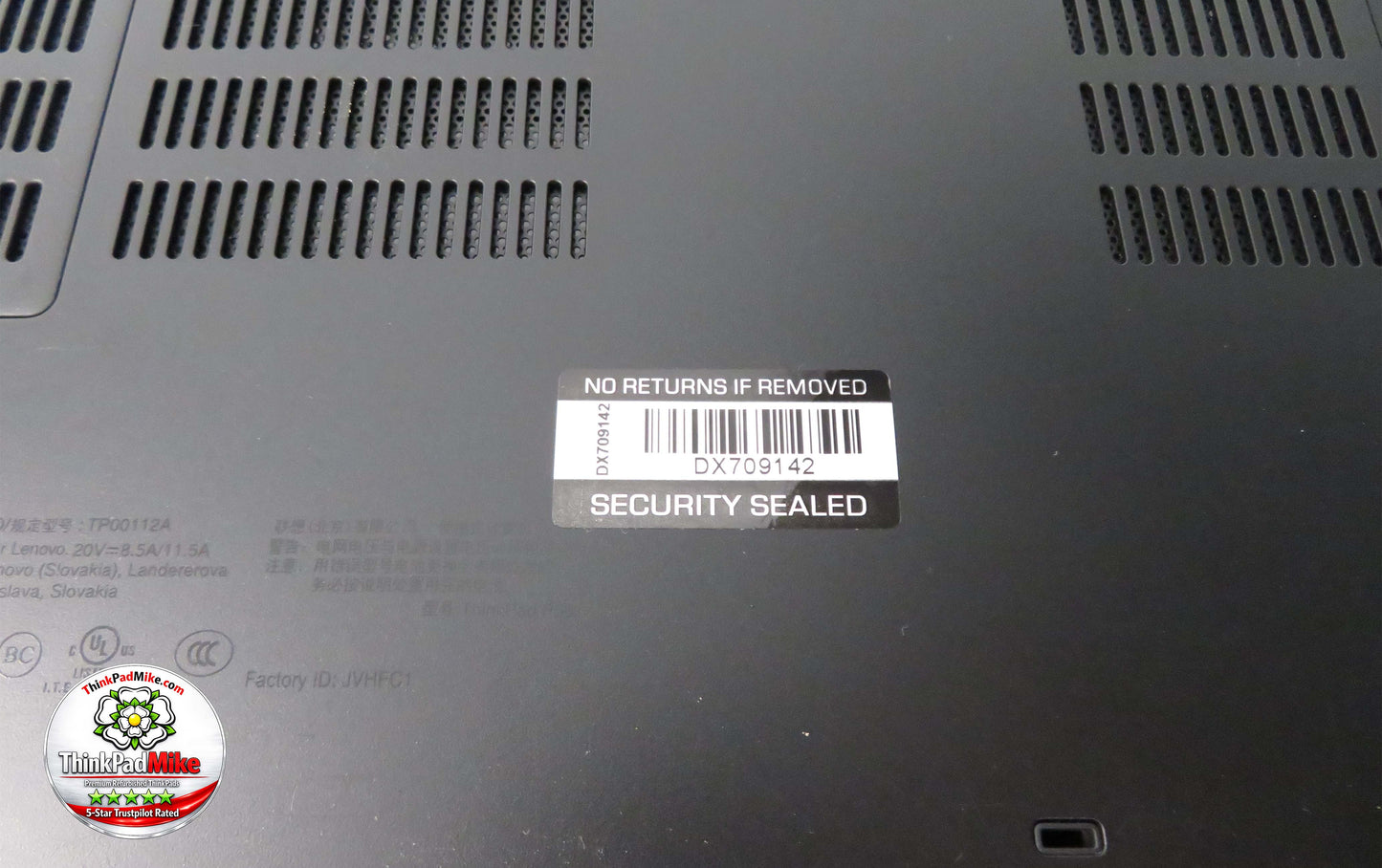 Lenovo ThinkPad P53 i7 *6 CORE* 9850H 2.6Ghz 64GB RAM 1TB SSD IPS B\L KB NVIDIA T1000 (1355)