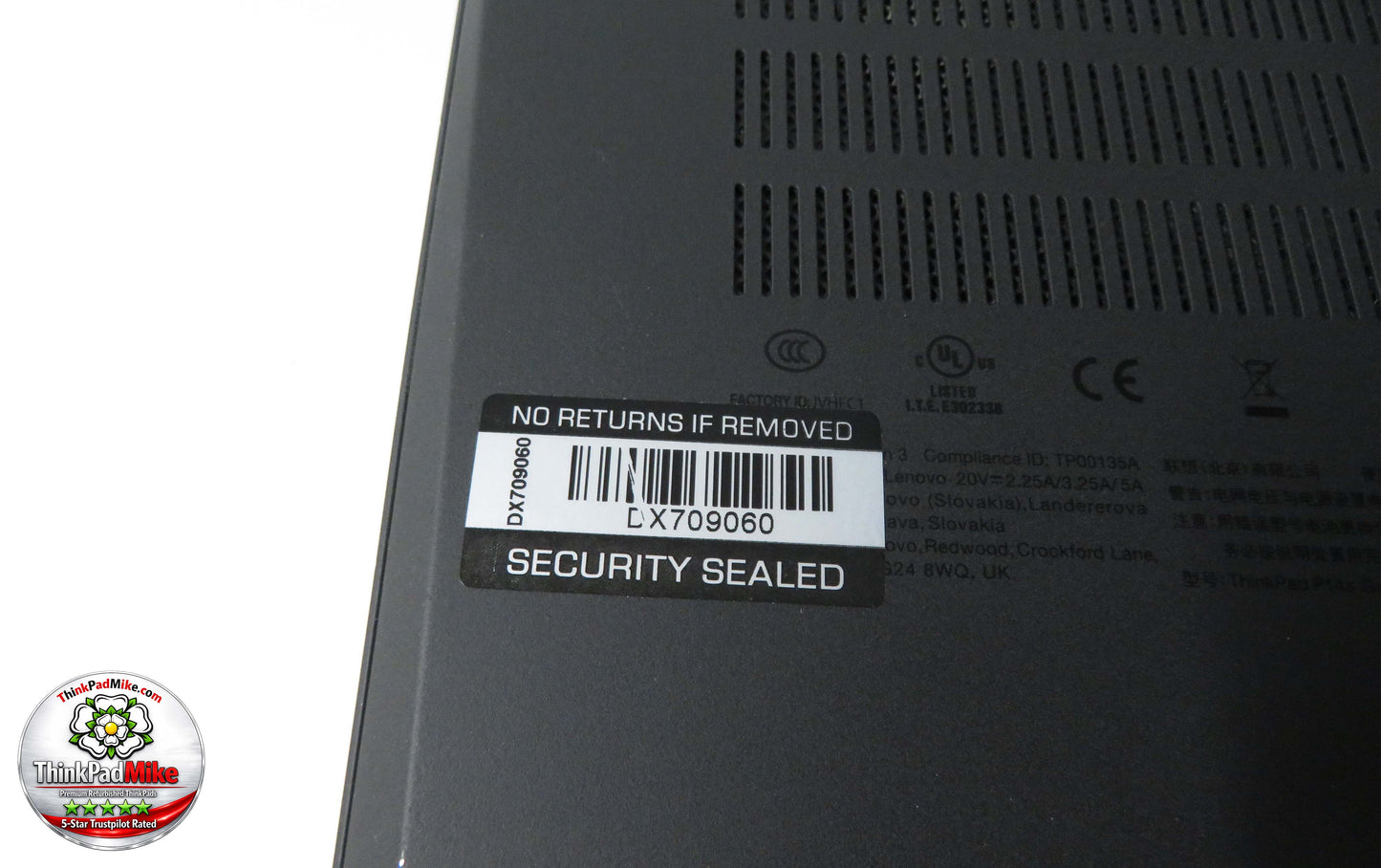 Lenovo ThinkPad P14s i7 1260P *12 Core* 20GB RAM 1TB SSD IPS NVIDIA T550 WIN11 (1381)