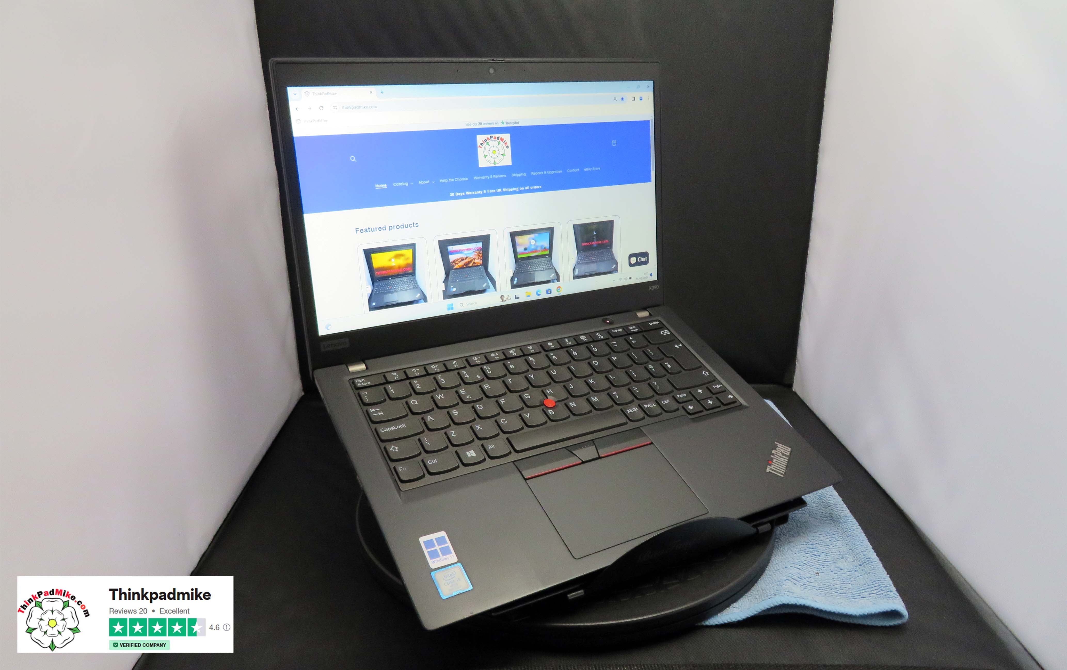 Lenovo ThinkPad x390 i5 1.6Ghz 8265U 8GB RAM 256GB SSD 13.3