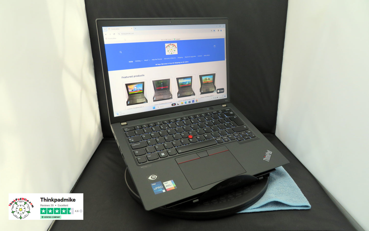 Lenovo ThinkPad x13 i7 2.2Ghz 1270P *12 Core* 16GB RAM 512GB SSD IPS Screen B\L KB (949)