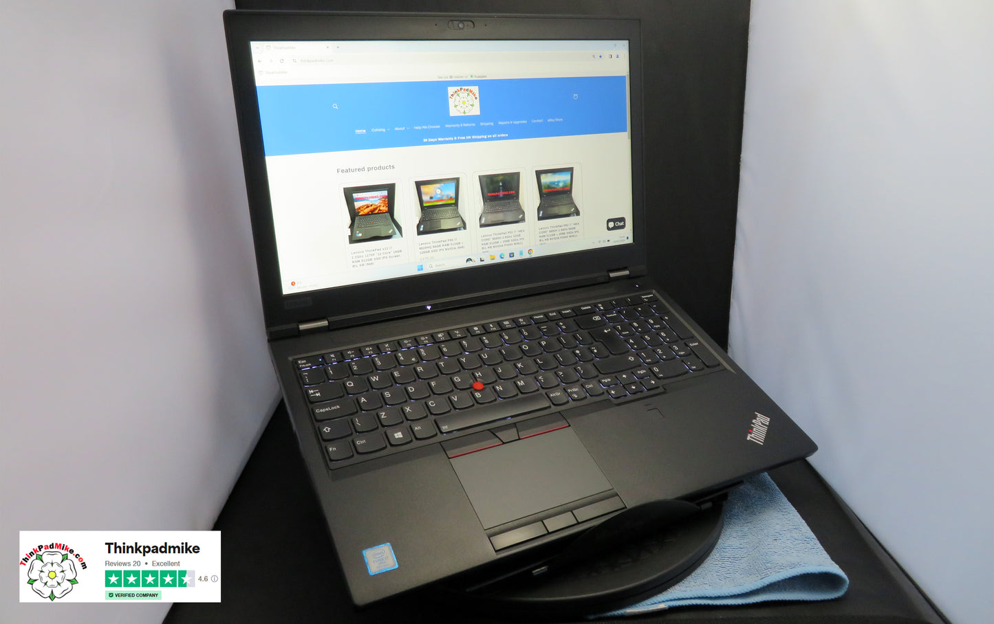 Lenovo ThinkPad P52 i7 *HEX CORE* 8850H 2.6Ghz 48GB RAM 512GB + 128B SSDs IPS B\L KB NVIDIA P2000 WIN11 (950)