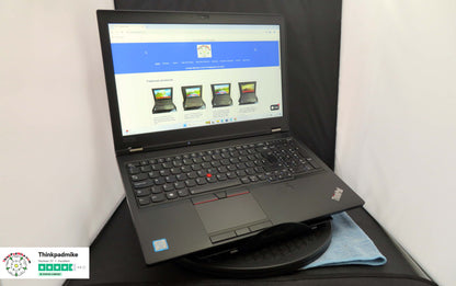 Lenovo ThinkPad P52 i7 *HEX CORE* 8850H 2.6Ghz 32GB RAM 512GB + 500GB IPS B\L KB NVIDIA P2000 WIN11 (959)