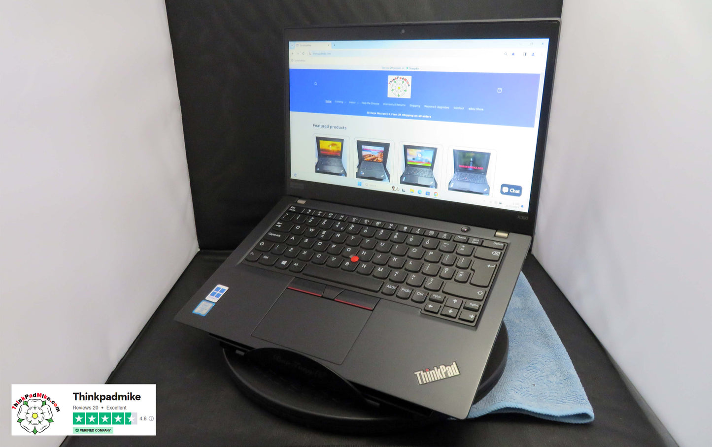 Lenovo ThinkPad x390 i5 1.6Ghz 8365U 16GB RAM 256GB SSD 13.3" Screen (951)