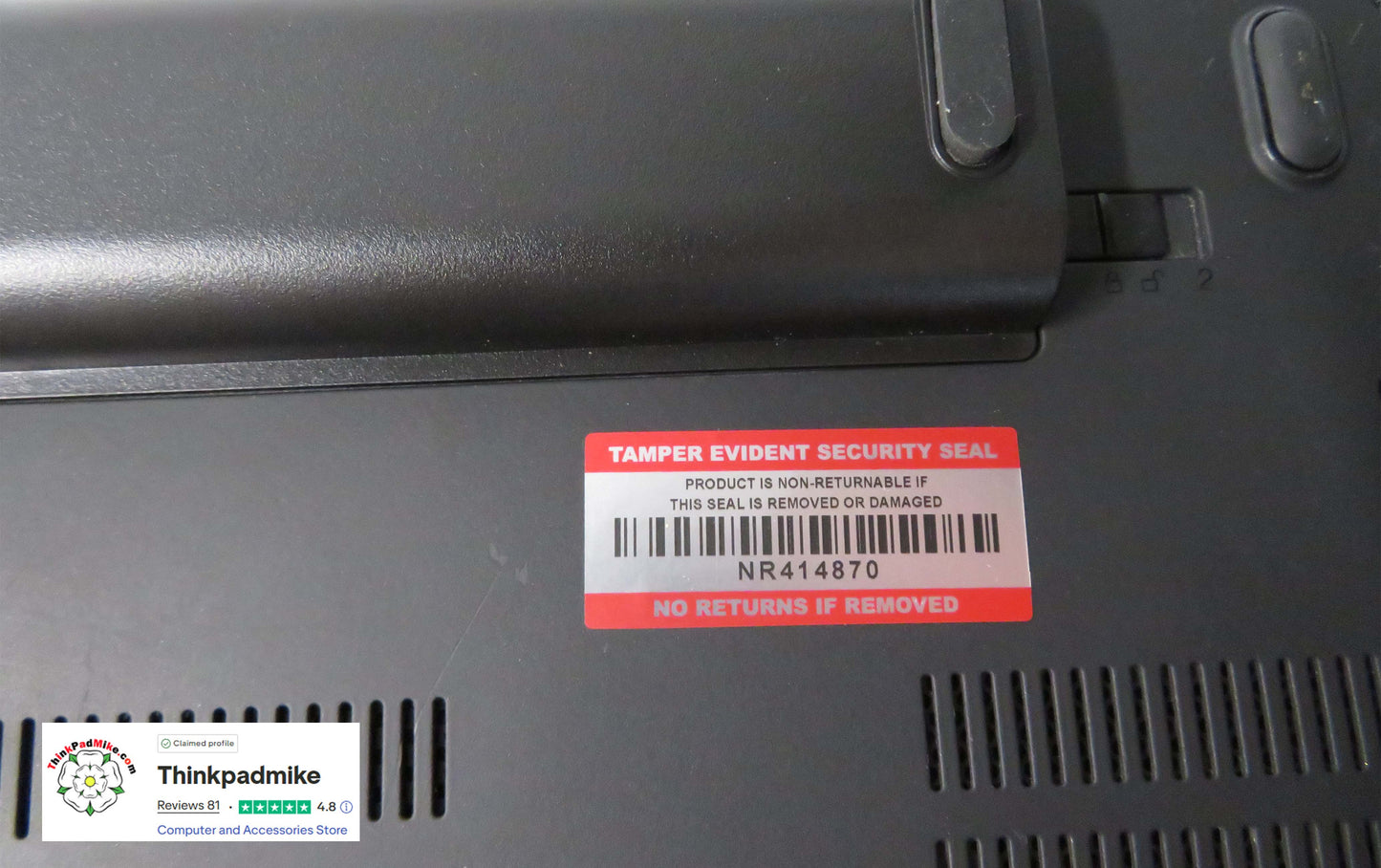 Lenovo ThinkPad T480 i7 8550U 32GB RAM 256GB SSD IPS SCREEN (1307)