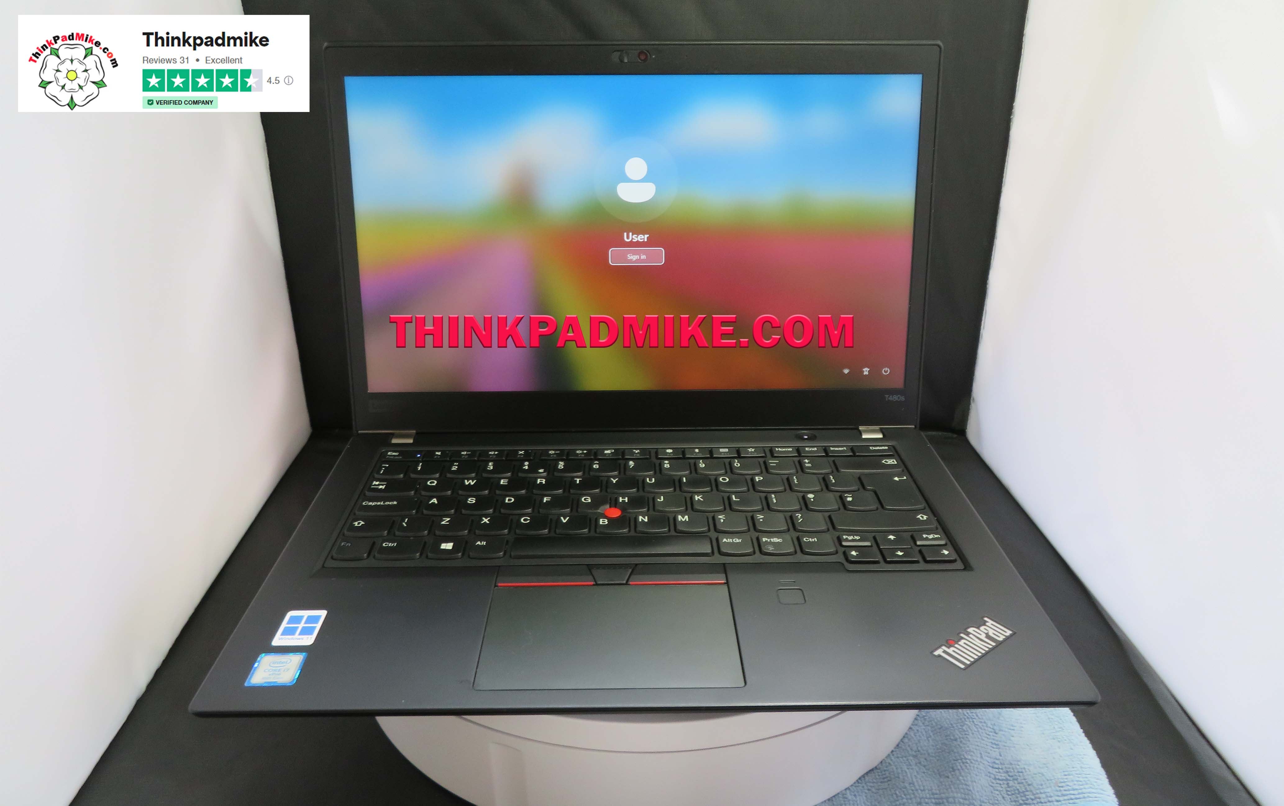 Lenovo ThinkPad T480s i7 8650U 16GB RAM 256GB SSD IPS SCREEN (1030)