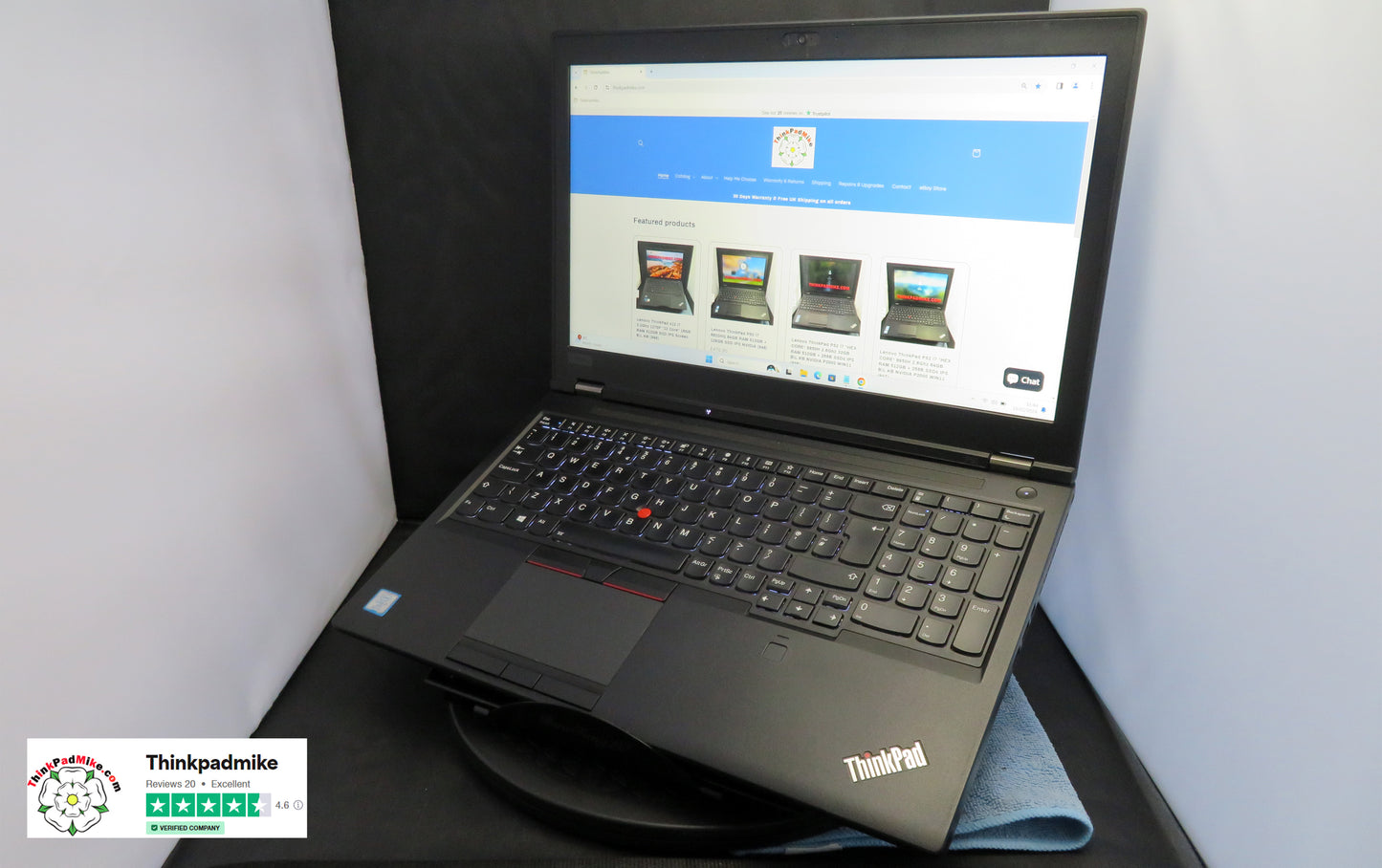 Lenovo ThinkPad P52 i7 *HEX CORE* 8850H 2.6Ghz 48GB RAM 512GB + 128B SSDs IPS B\L KB NVIDIA P2000 WIN11 (950)