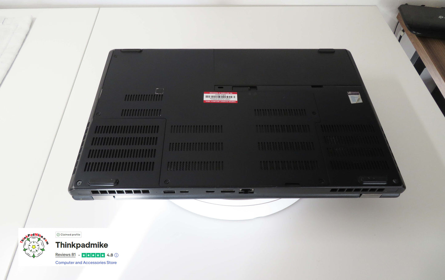 Lenovo ThinkPad P52 i7 *6 CORE* 8850H 2.6Ghz 32GB RAM 512GB SSD IPS B\L KB NVIDIA P1000 (1275)