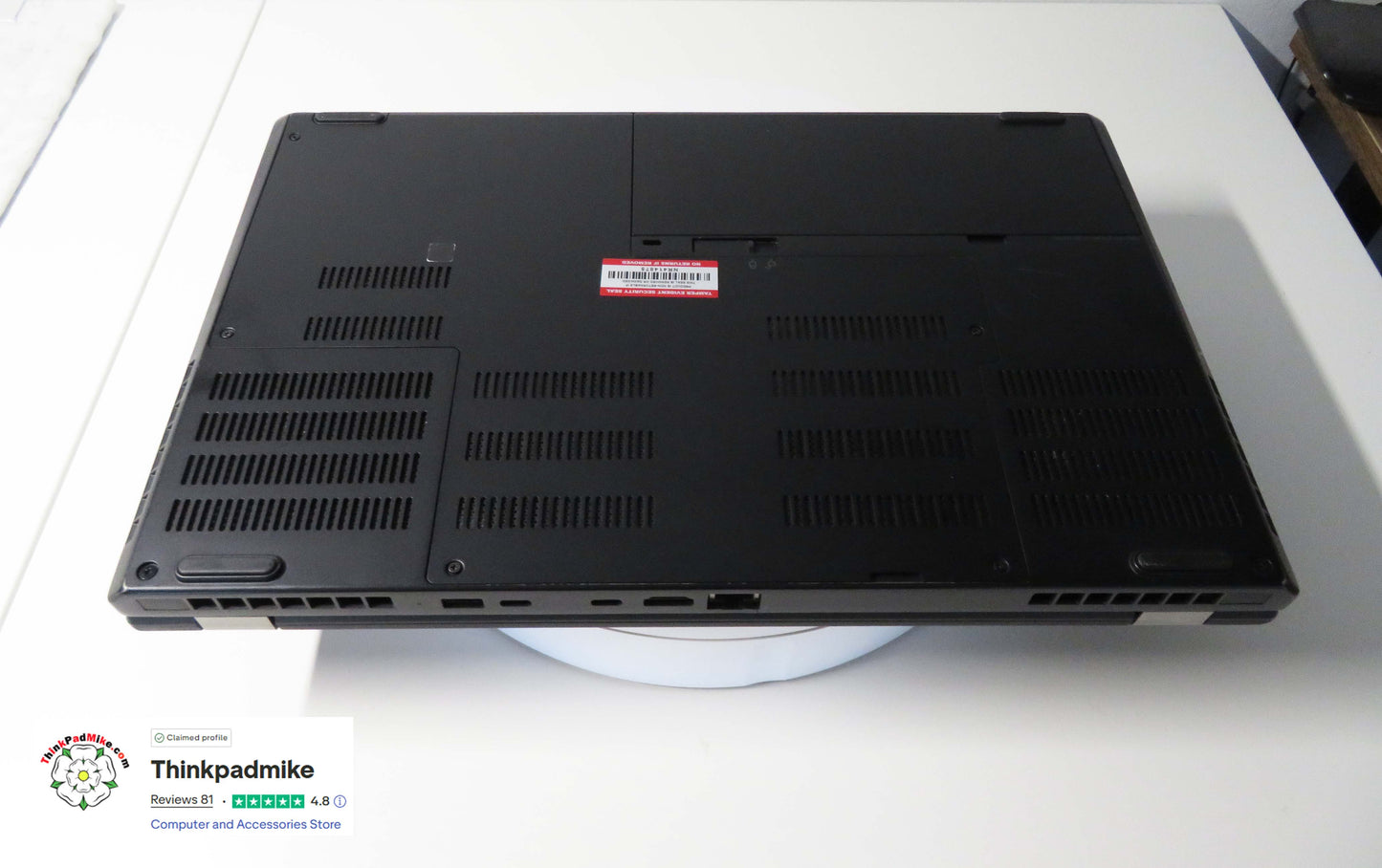 Lenovo ThinkPad P52 i7 *6 CORE* 8850H 2.6Ghz 32GB RAM 512GB SSD IPS B\L KB NVIDIA P1000 (1313)