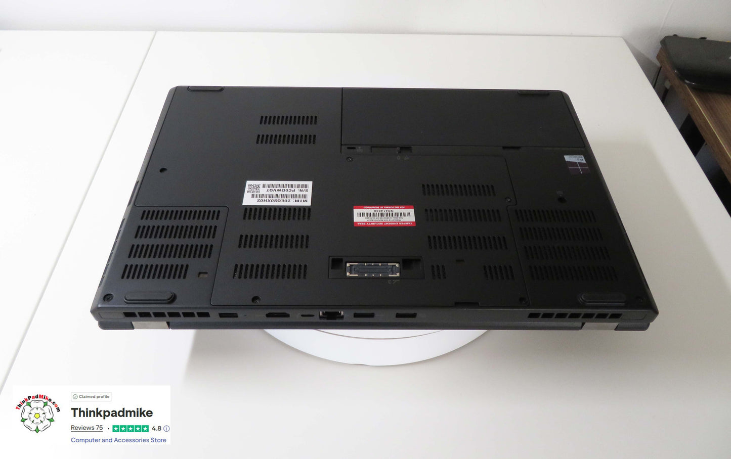 Lenovo ThinkPad P50 i7 6820HQ 32GB RAM 512GB SSD IPS NVIDIA M1000M (1274)