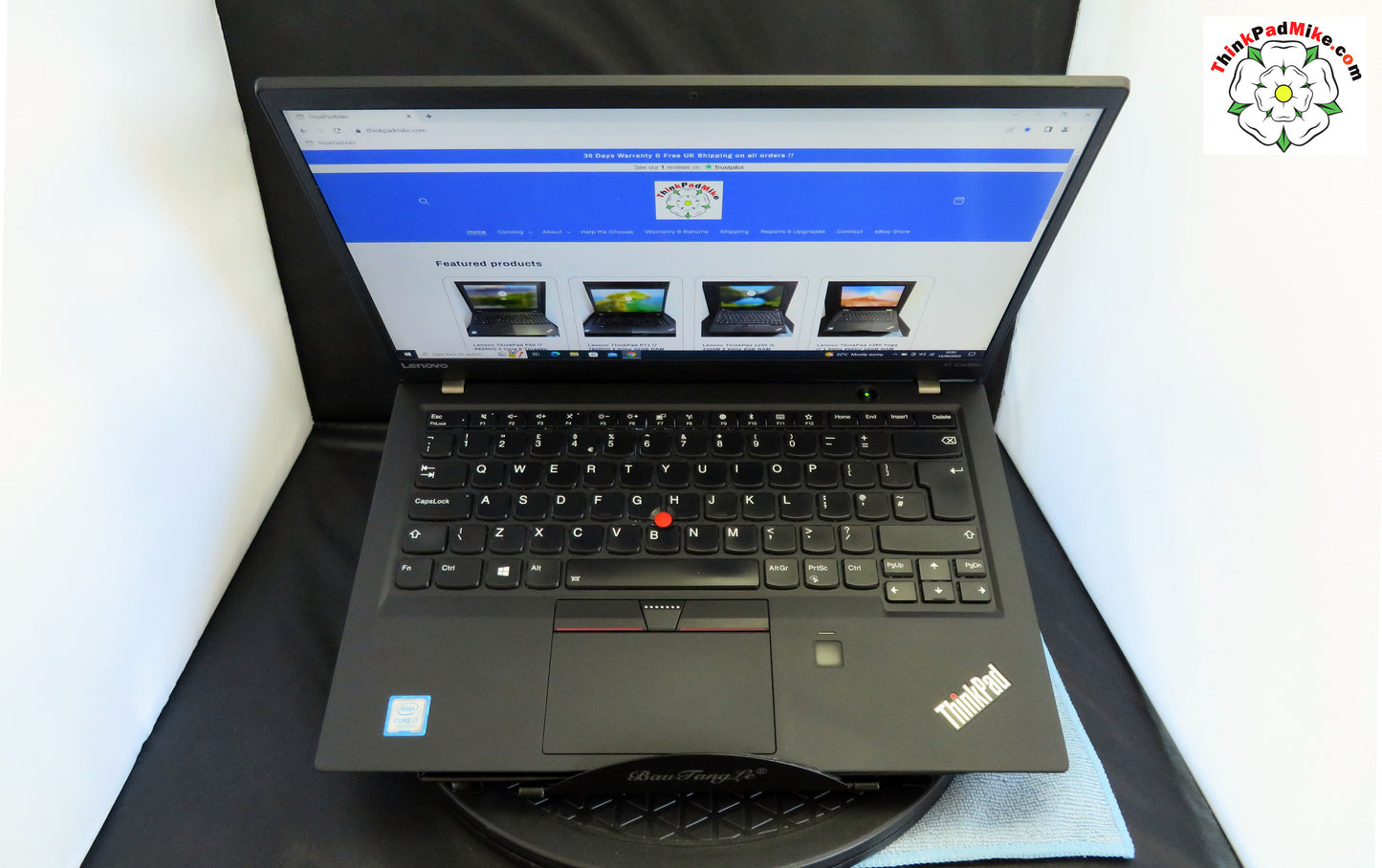 Lenovo ThinkPad x1 Carbon 5th Gen i7 7500U 2.7Ghz 8GB RAM 256GB SSD IPS Screen B\LKB (792)