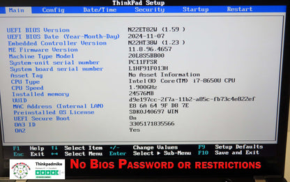 Lenovo ThinkPad T480s i7 8650U 24GB RAM 256GB SSD IPS TOUCH Screen B\LKB WWAN 4g (787)