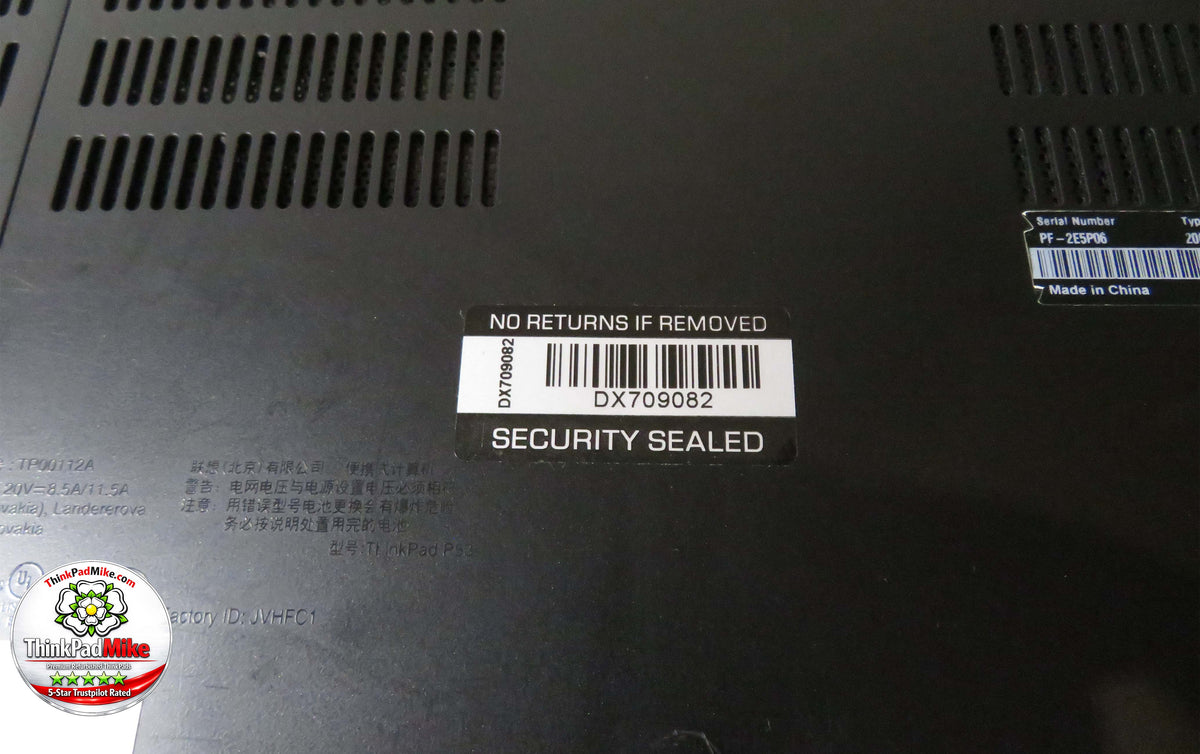 Lenovo ThinkPad P53 i7 6 CORE 9750H 32GB RAM 512GB + 128GB + 128GB SSD IPS NVIDIA T2000 (1407)
