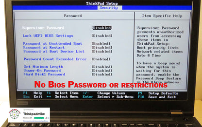 Lenovo ThinkPad P52 i7 *6 CORE* 8850H 2.6Ghz 40GB RAM 512GB IPS B\L KB NVIDIA P2000 (1236)