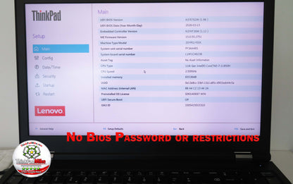 Lenovo ThinkPad P15 i7 11850H *8 CORE* 64GB RAM 512GB SSD UHD NVIDIA T1200 (1363)