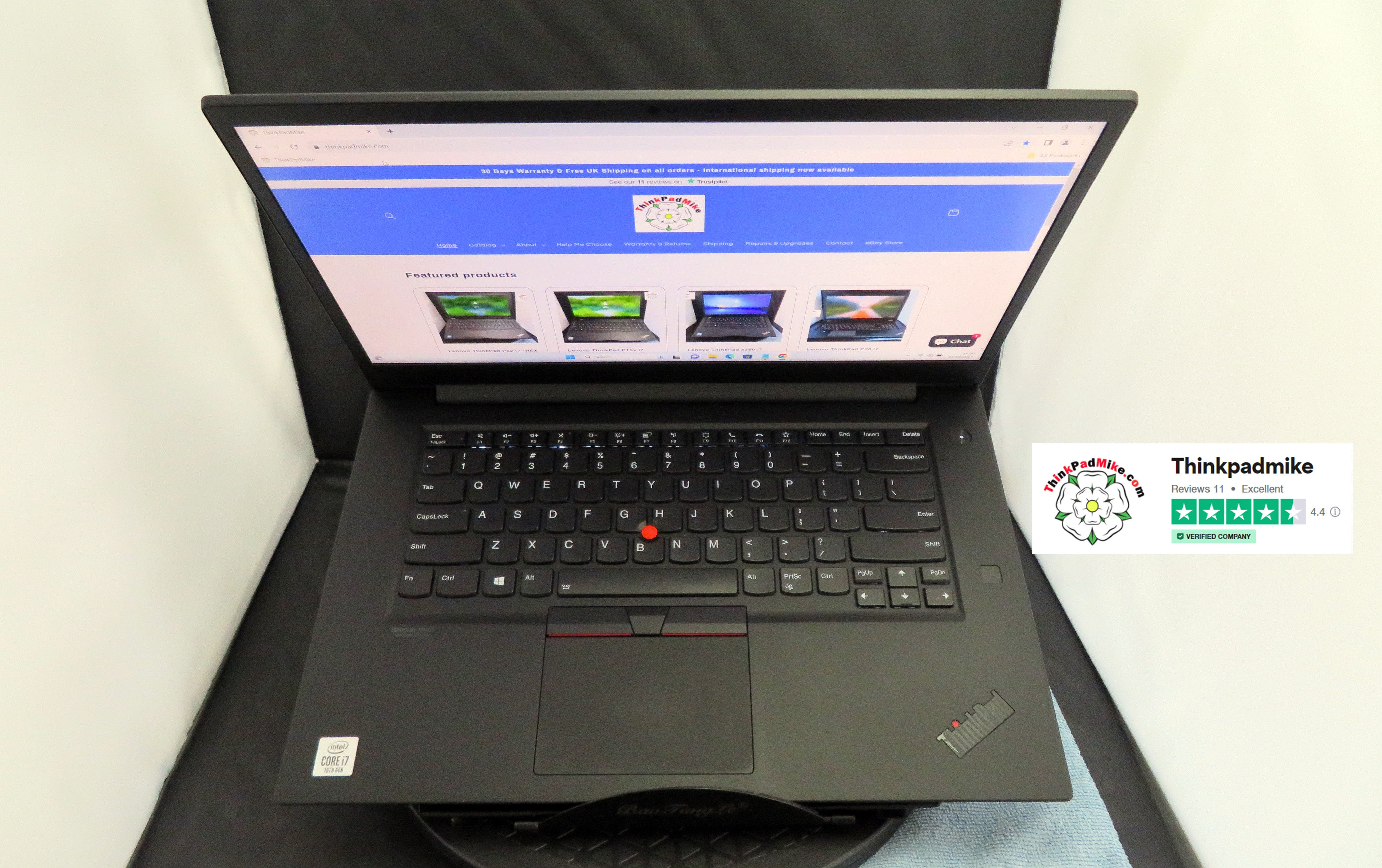 Lenovo ThinkPad P1 Gen 3 i7 10750H 20GB RAM 256GB +256GB SSDs IPS