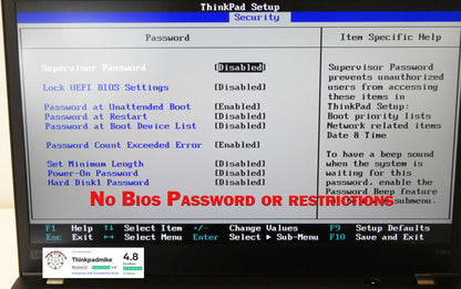 Lenovo ThinkPad T480s i7 8650U 16GB RAM 256GB SSD IPS WQHD SCREEN B\L KB (1204)