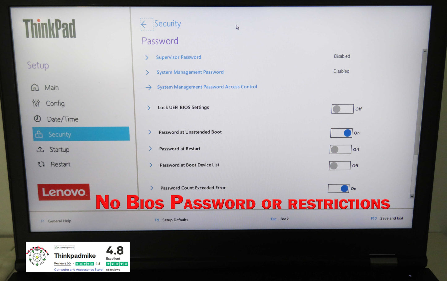 Lenovo ThinkPad P15 i7 *HEX CORE* 10850H 2.7Ghz 40GB RAM 512GB IPS B\L KB NVIDIA T2000 (1201)