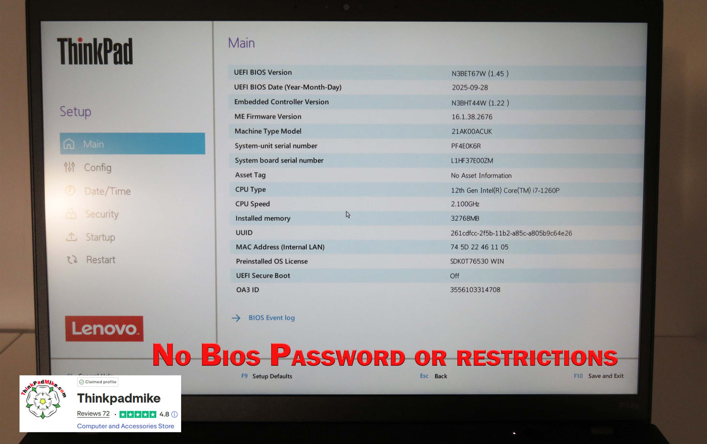 Lenovo ThinkPad P14s Gen 3 workstation laptop