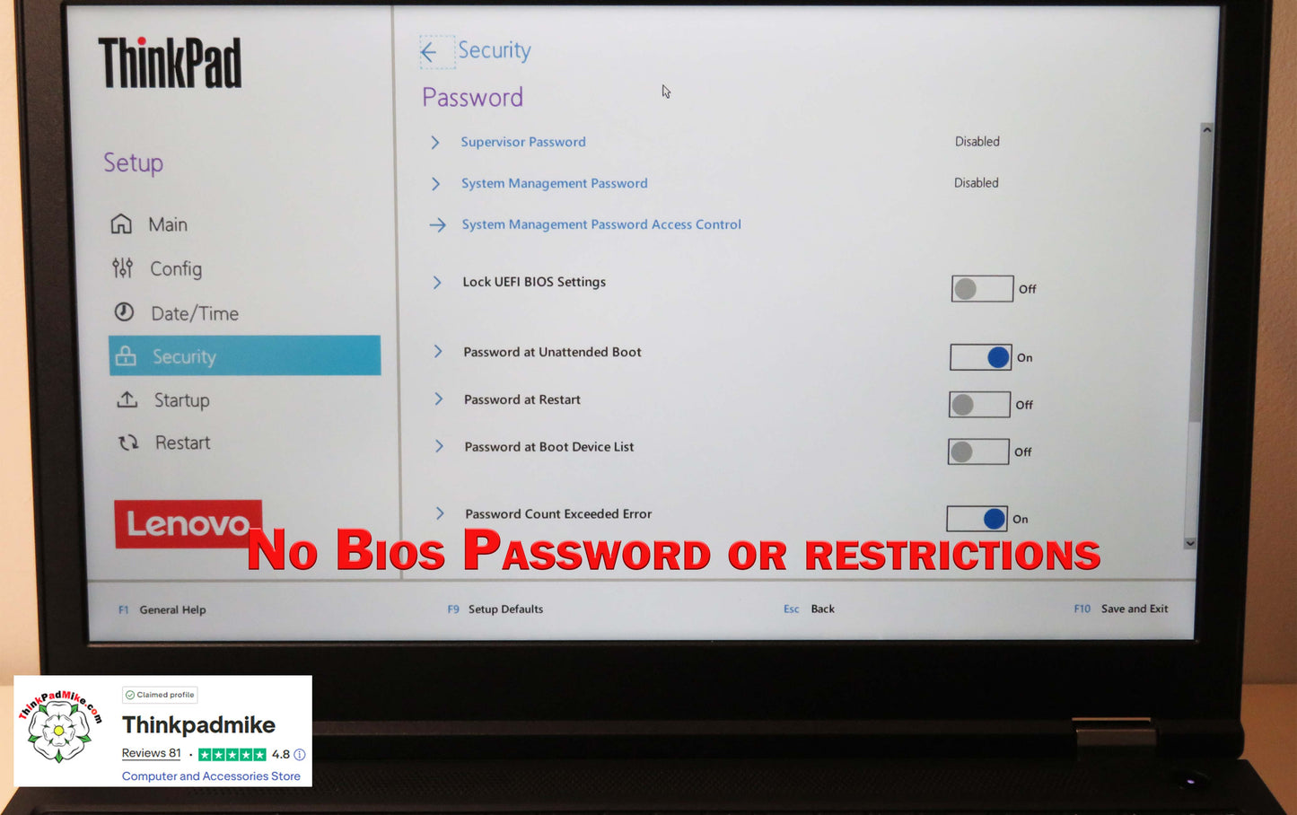 Lenovo ThinkPad P15 i7 10850H *6 CORE* 32GB RAM 512GB SSD IPS NVIDIA T1000 (1309)