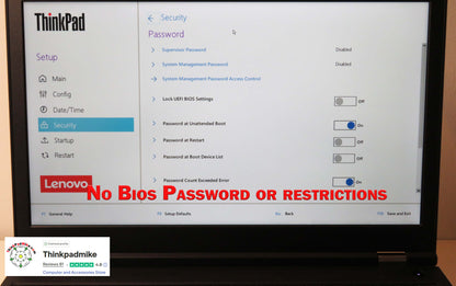 Lenovo ThinkPad P15 i7 10850H *6 CORE* 32GB RAM 512GB SSD IPS NVIDIA T1000 (1309)
