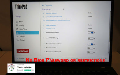 Lenovo ThinkPad P14s i7 1260P **12 Core** 32GB RAM 512GB SSD IPS TOUCH NVIDIA T550 WIN11 (1244)