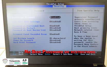 Lenovo ThinkPad T480 i5 8250U 16GB RAM 256GB SSD IPS SCREEN WIN11 (1139)