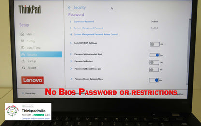 Lenovo ThinkPad x390 i7 1.9Ghz 8665U 16GB RAM 512GB SSD IPS Touch Screen B\L KB (1094)